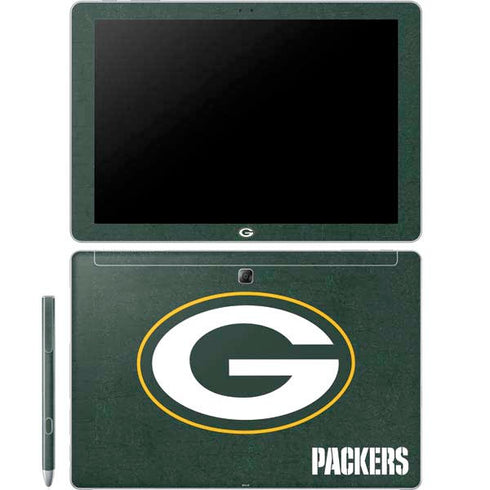 NFL Green Bay Packers Distressed Galaxy Book 12in Skin